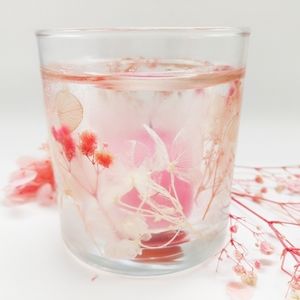 Handmade gel wax candle holder, home decor, gift